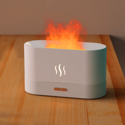 Аромадиффузор - ночник - увлажнитель с эффектом камина Aroma Diffuser Touch Panel Version, 180 мл.